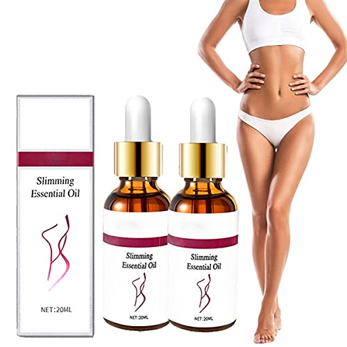 2PC Curvy Beauty Belly Slimming Massage Oil, Belly Slimming Massage Oil, Thin Leg Waist Fat Burning, for Belly and Waist Stay Perfect Shape. (2PC)