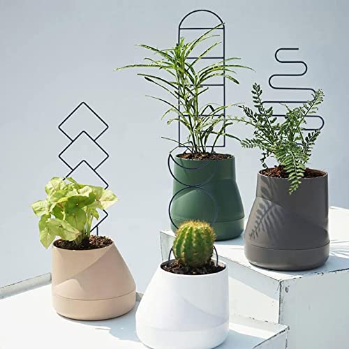 Treliça Metálica - Treliça de plantas de interior para vasos de plantas de escalada Conjunto de 4 -