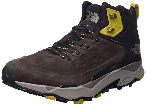 The North Face Zapatos de Caminar para Hombre Vectiv Exploris Mid, Deep Brown TNF Black, 42 EU