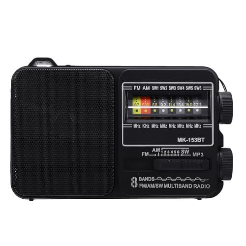 Radio portátil Yoidesu AM FM SW Bluetooth vintage