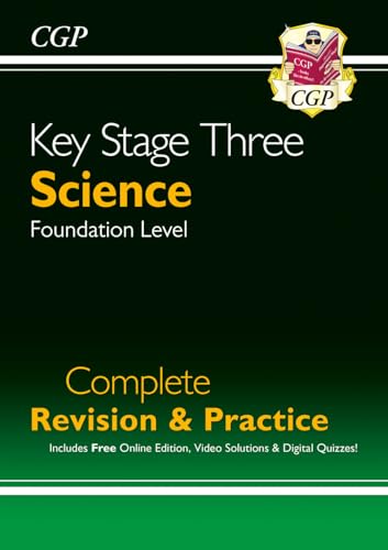 9781789080674 KS3 Science Complete Revision & Practice – Foundation (includes Online Edition, Videos & Quizzes)