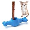 Interactive Bully Stick Holder for Dogs Prevent Chocking Safety Device Long Enough Screw to Lock Seesaw ShapeSmall