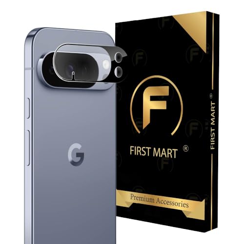 Image of FIRST MART Black Camera Lens Protector for Google Pixel 10 Pro | 9H Tempered Glass, HD Clear, Scratch Resistant, Anti-Fingerprint, Case-Friendly | Pack of 1