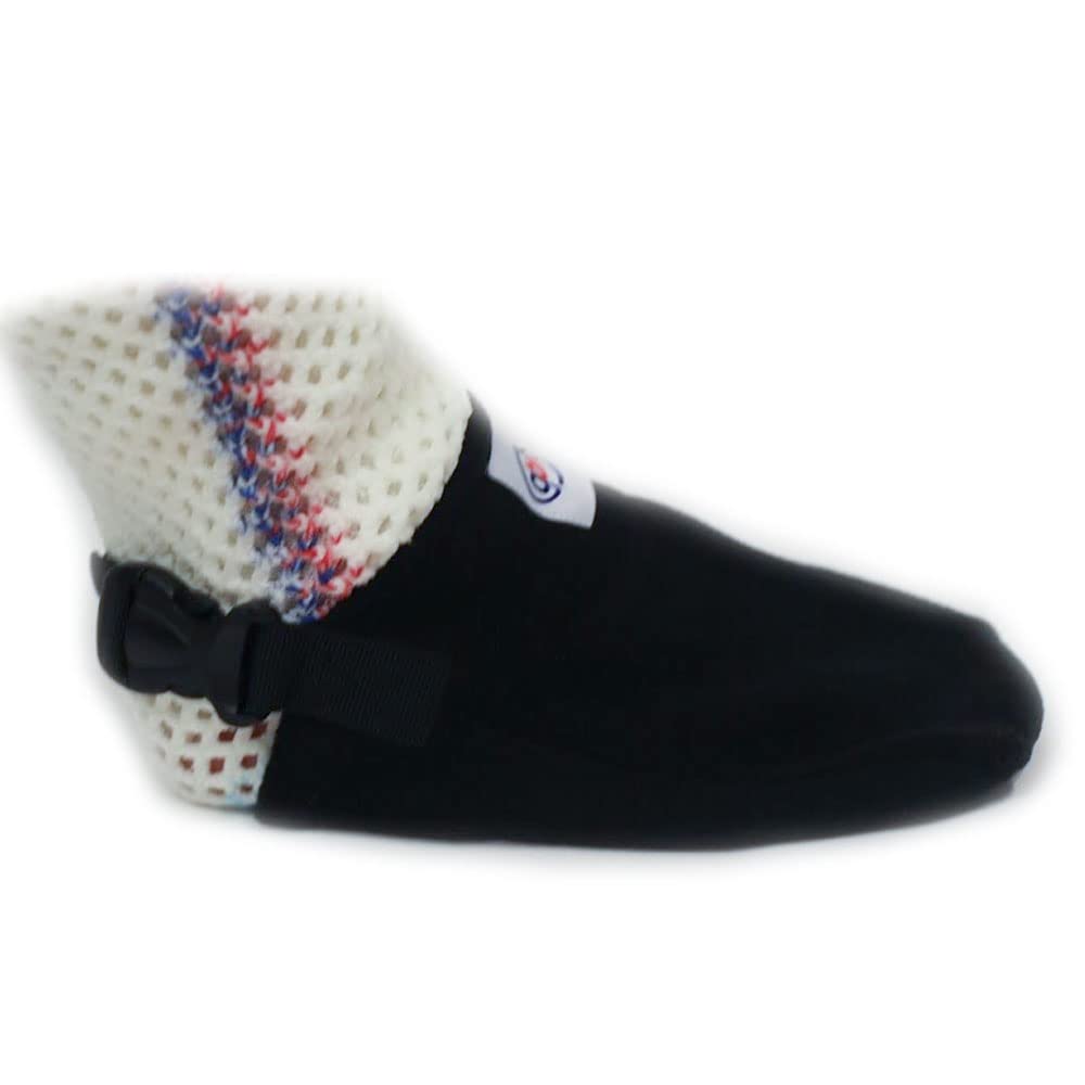 GBM - Paquete de 2 calcetines fundidos - Funda de fundición de punta cerrada antideslizante y ajustable, se adapta prácticamente a cualquier pierna, tobillo o pie fundido (negro)