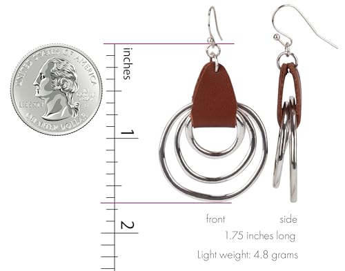 3 Circle Boho Antiqued Earrings | SPUNKYsoul Collection