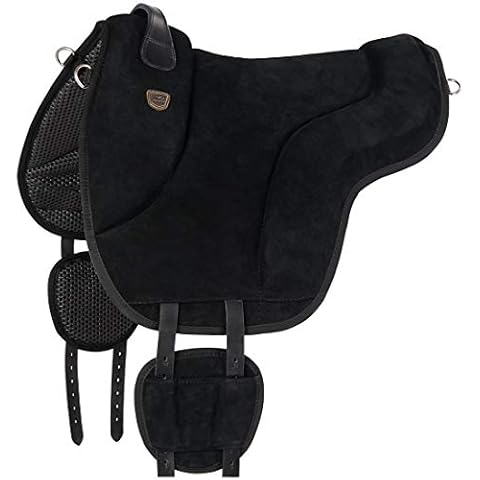 Equinate Reitpad California Wildleder Bareback Pad Reitkissen Pferd Schwarz Cover