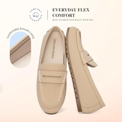 Women's Loafers Slip On Comfort Work Flats - image 5