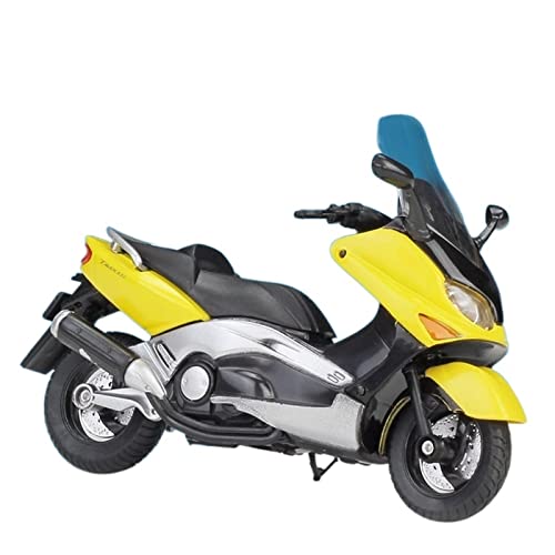 Miniature YAMAHA XP500 TMAX de collection en métal injecté jaune de haute précision 1:18