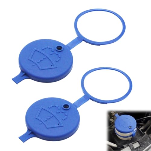 WUSJCOF 2 piezas Tapa Universal de Depósito de Líquido Limpiaparabrisas, Cierre para Agua, Tanque, Compatible con C3, C4, 207, 308, Para la Mayoría de los Coches