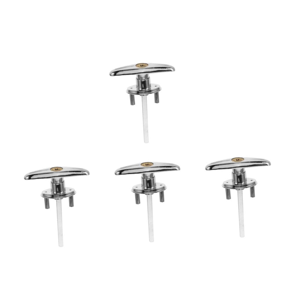 SHINEOFI 4 Set Serratura Garage Shaped con Chiavi Kit Sicurezza per Porta Garage Serratura Resistente con Core Facile Installazione e Utilizzo Protezione Aggiuntiva e Capannoni