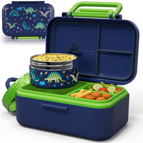 Image of Bento Lunch Box 1283ML / 43 oz with 391 ML / 13 oz Food Jar, Ice Pack