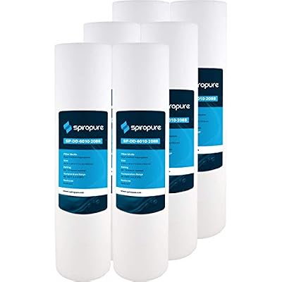 SpiroPure 20x4.5 BB 10 Micron Spun Sediment Water Filter SDC-45-2010 6 Pack