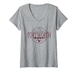 Photo Gallery donna fort worth, texas, etichetta ft worth tx maglietta con collo a v Photo Gallery donna fort worth, texas, etichetta ft worth tx maglietta con collo a v