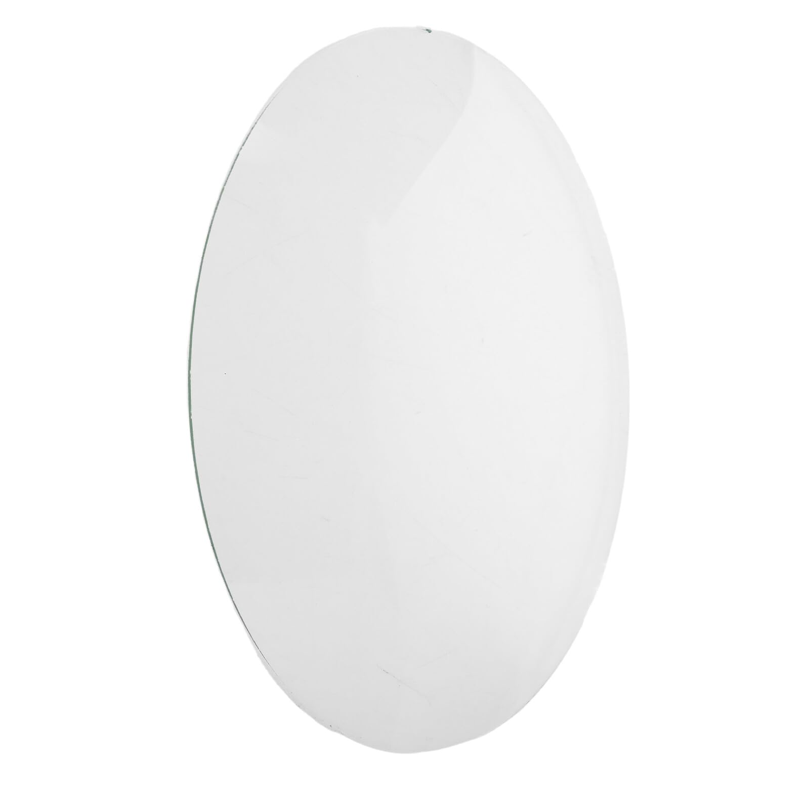Amosfun Cristal de 25cm de Repuesto Diseño Convexo para Reloj de Pared Cubierta de Vidrio Resistente a Rayaduras y Forma Redonda para Restauración y Reparación