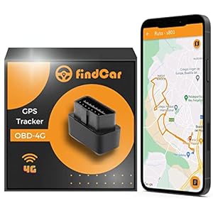 findCar OBD 4G – GPS Tracker for Car OBD [GPS OBD 4G]. Without Installation. Location in Real Time. Alarm: Excess Speed, Anti-theft and Geo-fence