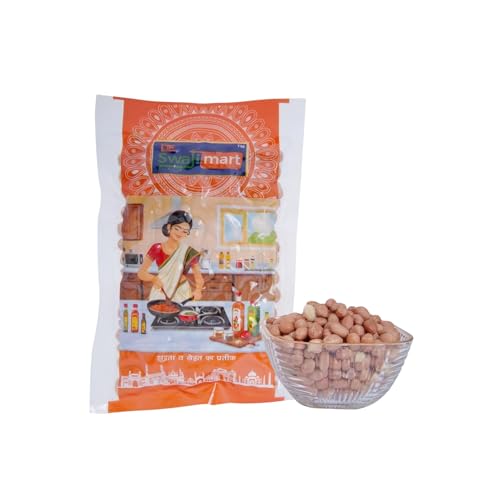Image of DE SWATI MART Mungfali Dana 250g | Raw Peanuts for Cooking & Snacking | Protein Rich Fresh Groundnuts | Natural Quality Peanuts for Daily Use