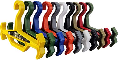 Tough Hook | Heavy Duty, Multipurpose Gear Hanger | 150 lb Load Capacity | Made in USA | High-Impact Plastic for Extreme Durability (Orange)