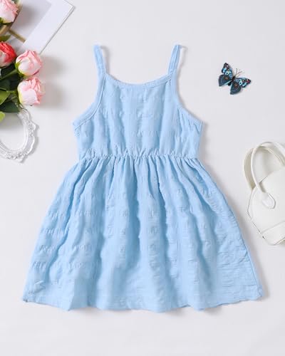 Toddler Baby Girl Dress Clothes Summer Dresses Outfits Little Girls Sleeveless Beach Sundress for Kids 12M-6T3