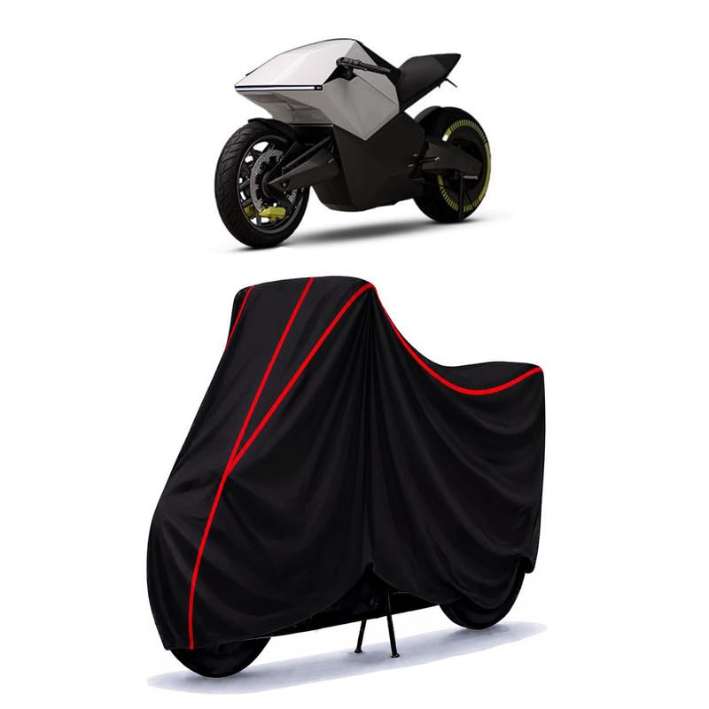 Image of Ola Adventure Water Resistant Bike Cover for All Motorcycles & Rain | Heavy Duty Taffeta Fabric | UV Protection, Dustproof, Scratchproof | All Weather Two Wheeler Body Cover with Elastic Bottom