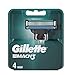 Gillette Mach3 Hommes 4 Lames de Rasoir de Rechange