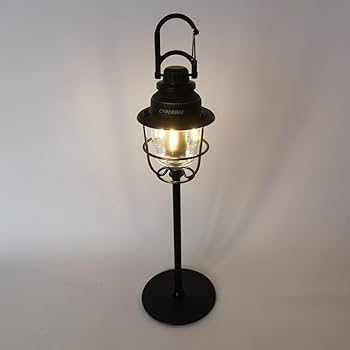 Amazon.co.jp: AZIEBAY 多機能レトロキャンプランプ｜固定用クイック