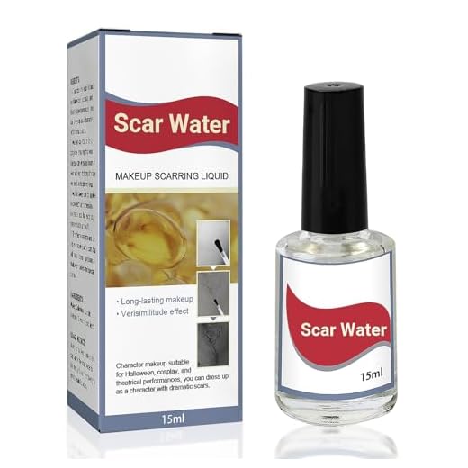 Miioto Collodion Maquillaje, Pegamento para la Piel, Fuerte y duradero Pegamento Facial, Pegamento para Piel Humana para Espectáculos, Fiestas, Halloween, Navidad, 15 ml