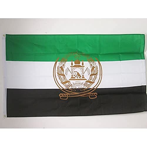 AZ FLAG - Flagge Afghanistan Alt 2001-2002 - 150x90 cm - Afghanische Fahne 100% Polyester mit Messing-Ösen - 110g