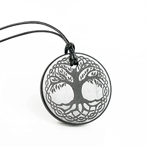 Karelian Heritage Shungite Pendant Round...
