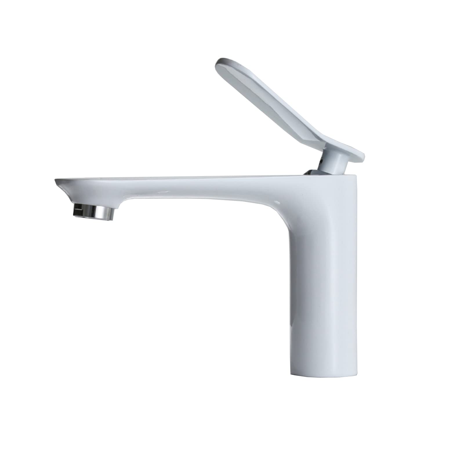 Robinet de salle de bain 1 trou mitigeur noir mat pour évier de lavabo