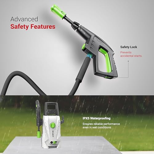 Image of [Upgraded 2026] Dylect Ultra Flow Plus High Pressure Car Washer, 1900W Motor, 140 Bar Pressure, 6.5L /Min Flow Rate, Upright Design for Car, Bike & Home Cleaning, Now with 8M Hose, Incl 11 Accessories