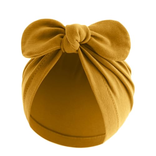 Mimoqk Sombreros recién nacidos, Gorros recién nacidos | Sombrero de bebé Bowknot para niños,Sombreros lindos para, Gorros de nudos, Sombrero de algodón suave para bebés Niñas y niños