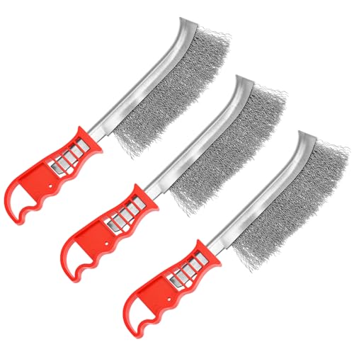 Brosse métallique en acier inoxydable pour rouille automobile et soudure QWORK