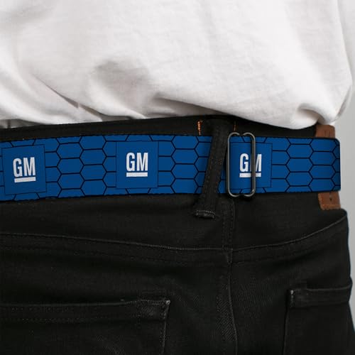 GM General Motors Seatbelt Buckle Belt, GM Bug Logo Honeycomb Grill, Adjustable4
