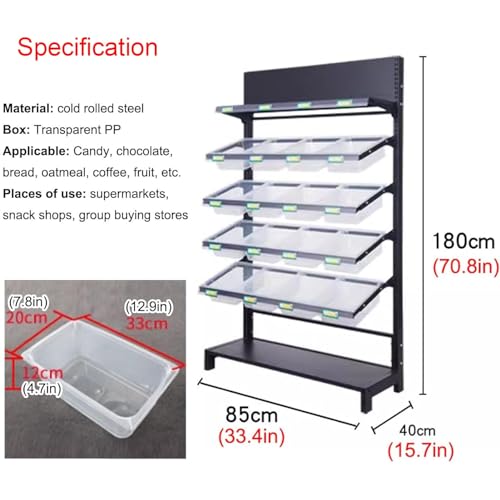 Présentoir de vente portable et modulable pour pain et chocolat