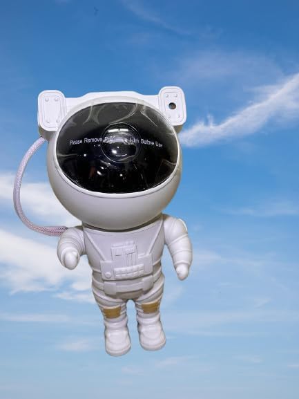Gyanixx Astronaut Galaxy Projector with Remote Control - 360° Adjustable Timer Kids Astronaut Nebula Night Light, for Gifts,Baby Adults Bedroom, Gaming Room, Home and Party and Kids and Adults for