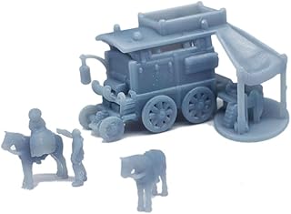 Outland Models Scenery Old West Horse Carriage Camp Wagon 1:220 Z Scale