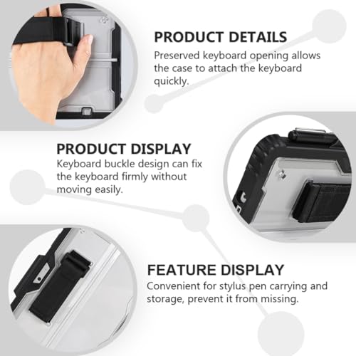 Coque Surface Pro POPETPOP transparente protection coins étui tablette tactile - 3