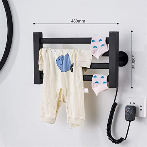 Toallero con calefacción eléctrica de acero inoxidable para un baño cálido y confortable 7