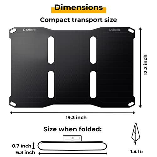Sunnybag-SUNBOOSTER-Foldable-Solar-Charger-with-21-Watts-Eco-Friendly-Solar-Charging-on-The-go-Waterproof-and-Lightweight-2-USB-Ports-Solar-Panel-Charger-for-Hiking-Backpacking-Camping