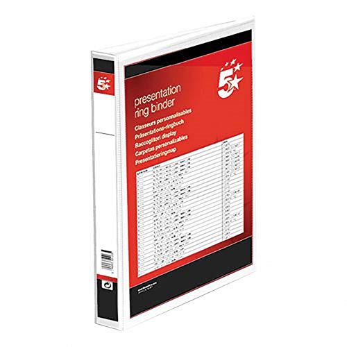5 Star Presentation Ring Binder PVC 2 D-Ring 40mm