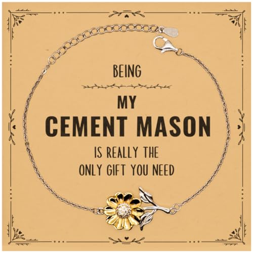 Cement Mason Christmas Gifts Coworker, To My Cement Mason Keychain Message Card Gifts, Birthday Gifts For Cement Mason Being My Cement Mason is really the only gift you need