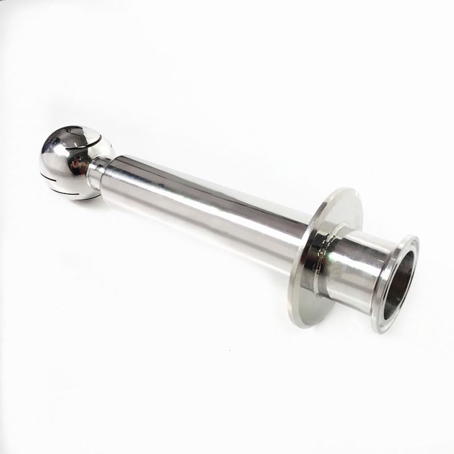 1.5インチ トライクランプ x 2.5インチ トライロータリークリーニングボール SUS 304 ステンレススチール フィッティン