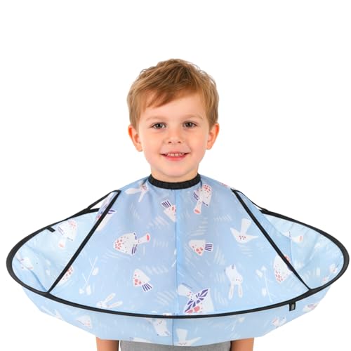 CIATBYYJ Kinder Friseurumhang, Haarschnittumhang, Haar...