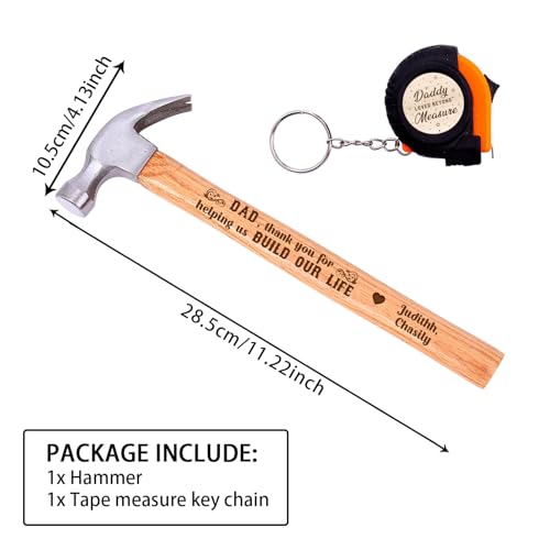 Cinta Métrica Retráctil Personalizada 3ft con Martillo miniatura 5