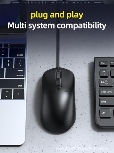 Image of Maine Game Wired USB Mouse, 2400 DPI, 4 Adjustable Levels, Silent, Factory Wholesale Sale (015, 1PACK)