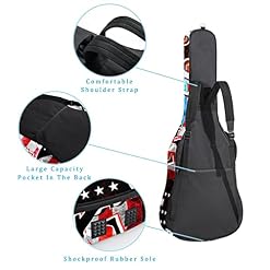 Housse de transport étanche pour guitare avec bandoulière réglable Violet zébré, Multicolore 09, 42.9×16.9×4.7 in… - Les Beatles, Paul McCartney, John Lennon, RIngo Starr, George Harrison Housse de transport étanche pour guitare avec bandoulière réglable Violet zébré, Multicolore 09, 42.9x16.9x4.7 in… – Image 3