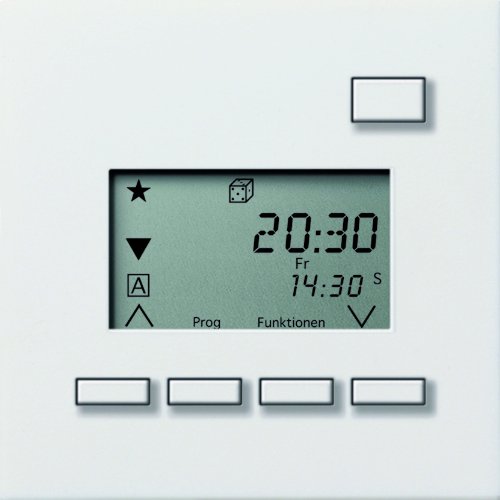 Preisvergleich Produktbild Gira 1309112 Aufsatz Jalousie 2 Sensorauswertung Flächenschalter, reinweiß