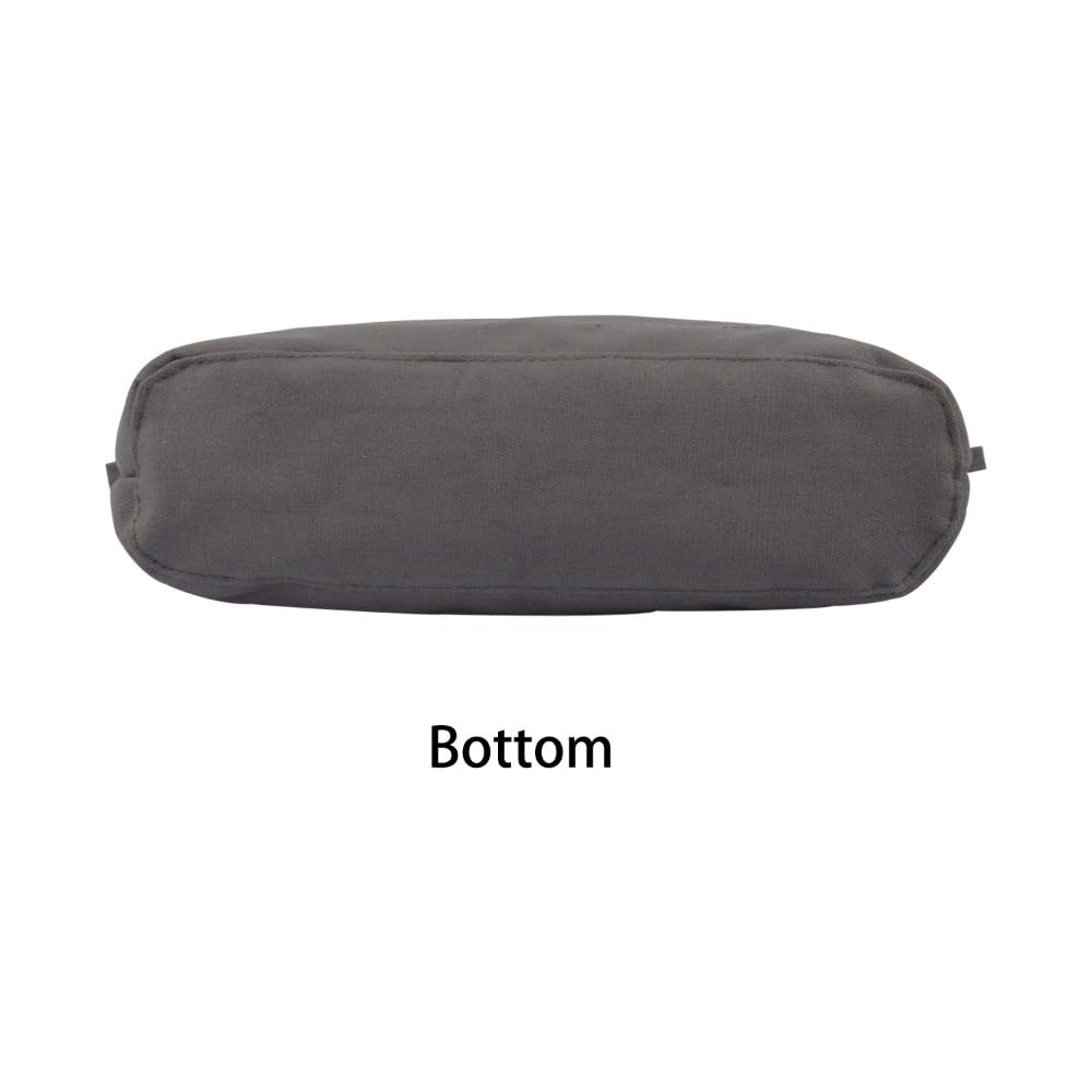 Nuevo forro interior de lona, bolsillo con cremallera para Obag Urban Organizer para big O Bag Urban Accesorios (Negro urbano grande)