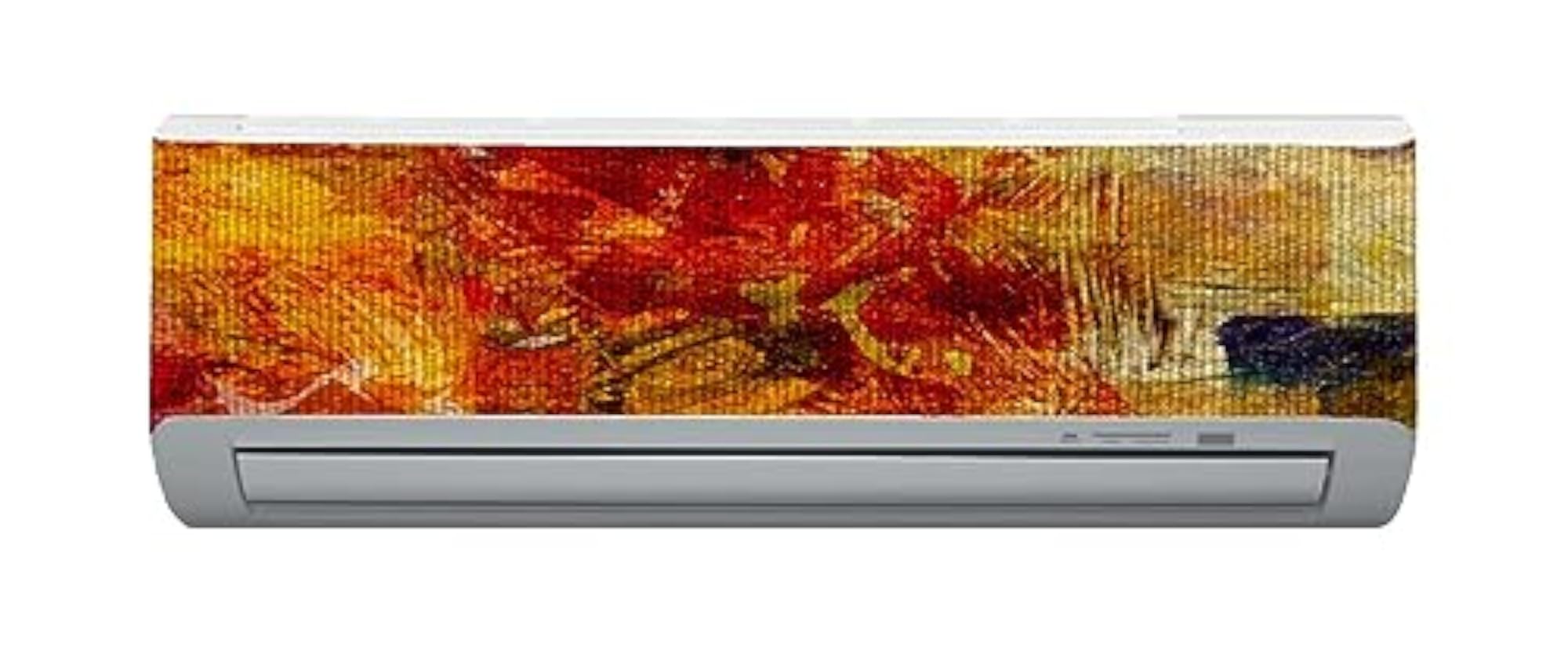 Abstract Design Colorful AC Sticker, Multicolor PVC Vinyl