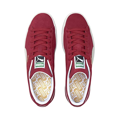 Image of PUMA Mens Suede Classic Skate Sneakers Red 8